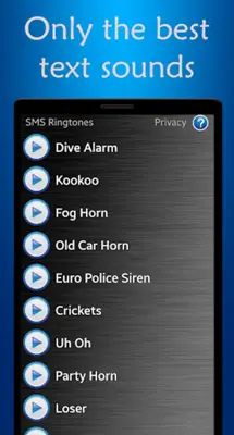 SMS Ringtones android App screenshot 0